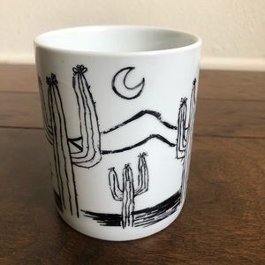 Hand drawn mug of desert